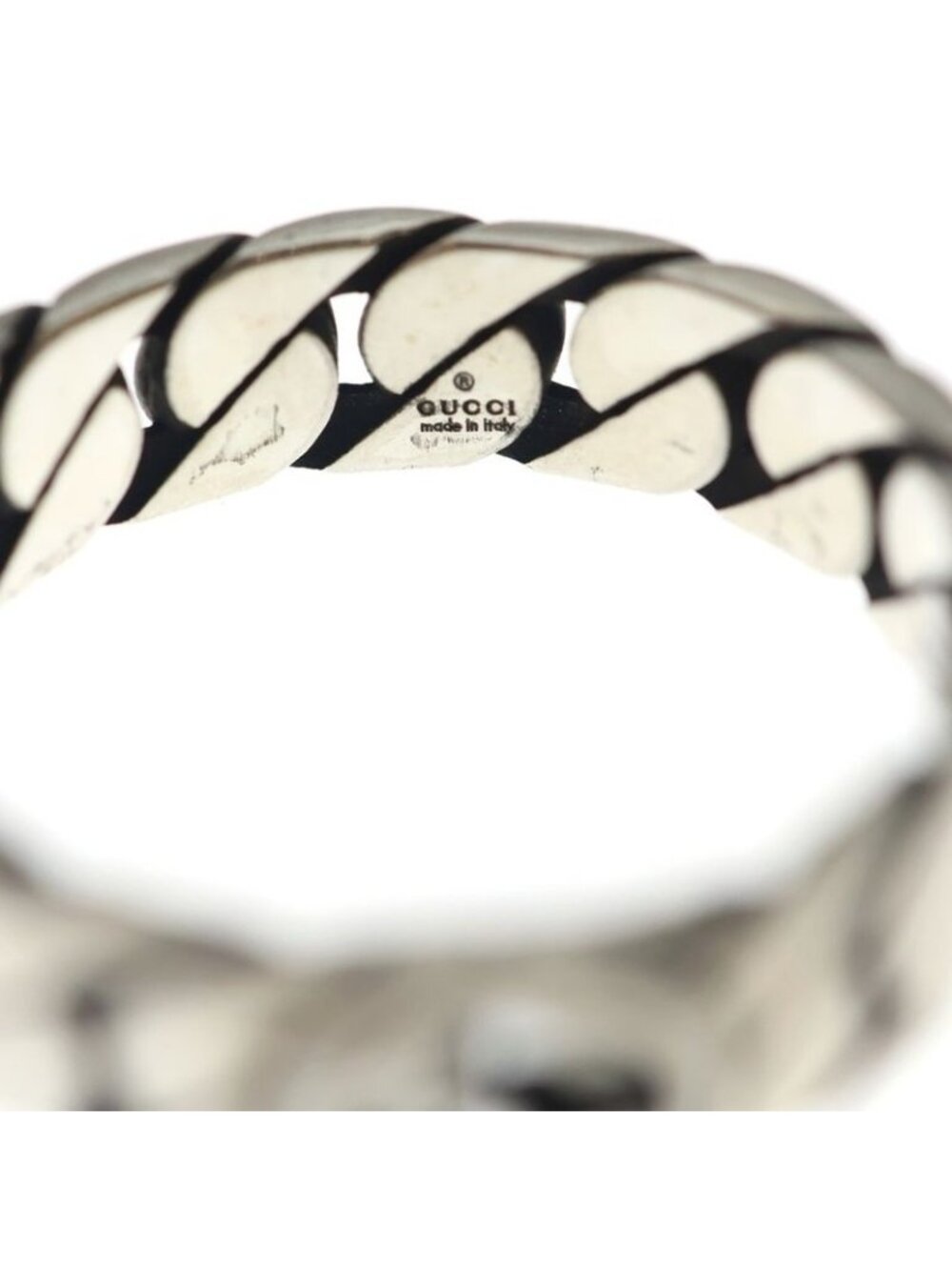 Gucci Interlocking Wide Ring Silver - Picture 6 of 7